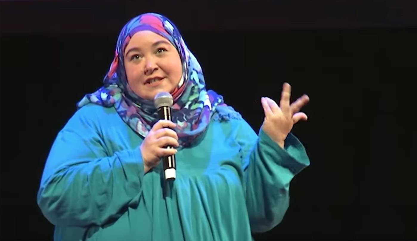 Sofie Lavern on the TED stage