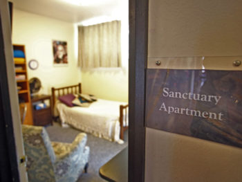 Inside a Berkeley church, a small room waits to give sanctuary